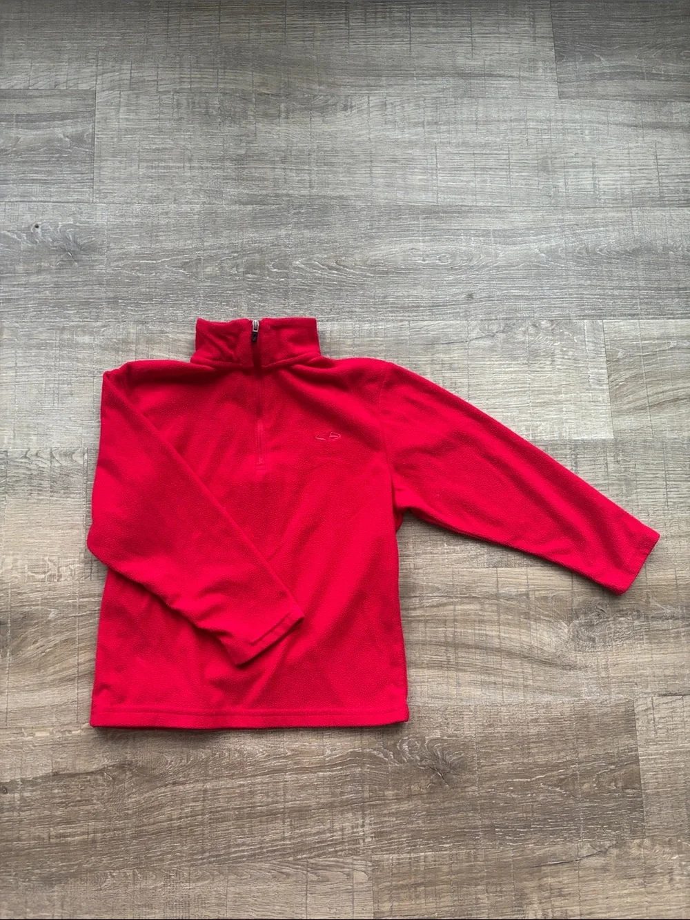 Champion Kids Red Half-Zip Fleece Sweatshirt